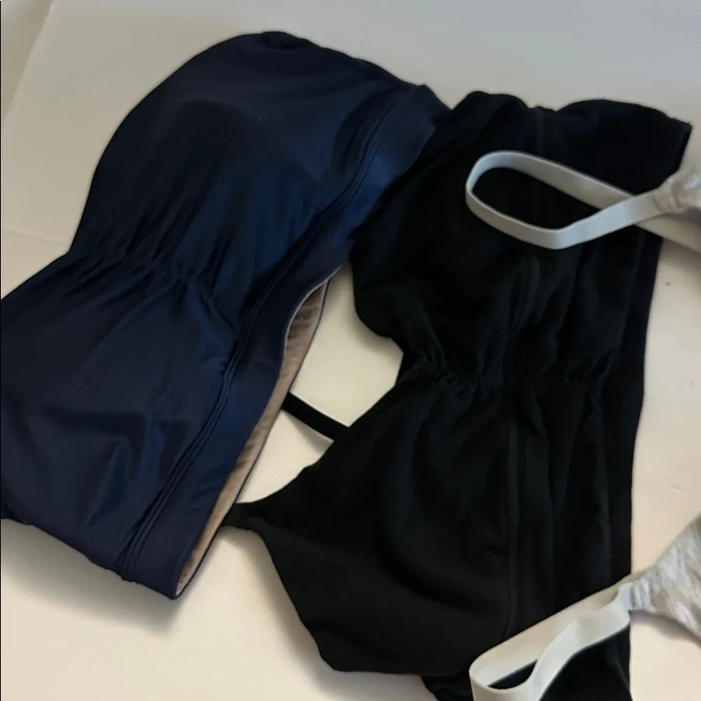 Auden Black, Gray, and Navy Bralette Bundle